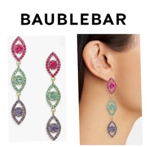 Elegant Multicolor Drop Earrings.